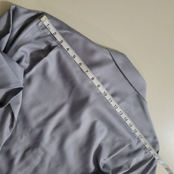 George's Men's Grey Stone Button-Down Dress Shirt - Picture 8 of 15